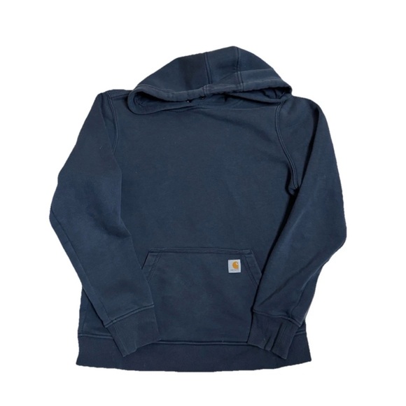 Carhartt Tops - Carhartt Hoodie Womens Medium Black Relaxed Fit Neck Pullover Pocket